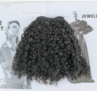 Extensions cheveux bouclés naturels kinky curly noirs