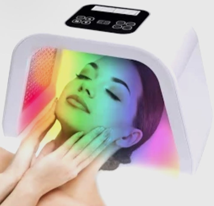 Masque LED luminothérapie 7 couleurs pour le visage