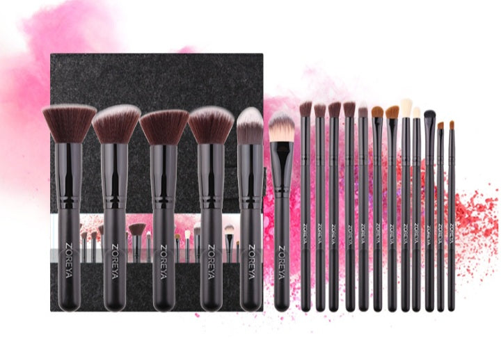 Set 18 Pinceaux Maquillage Professionnel ZOREYA