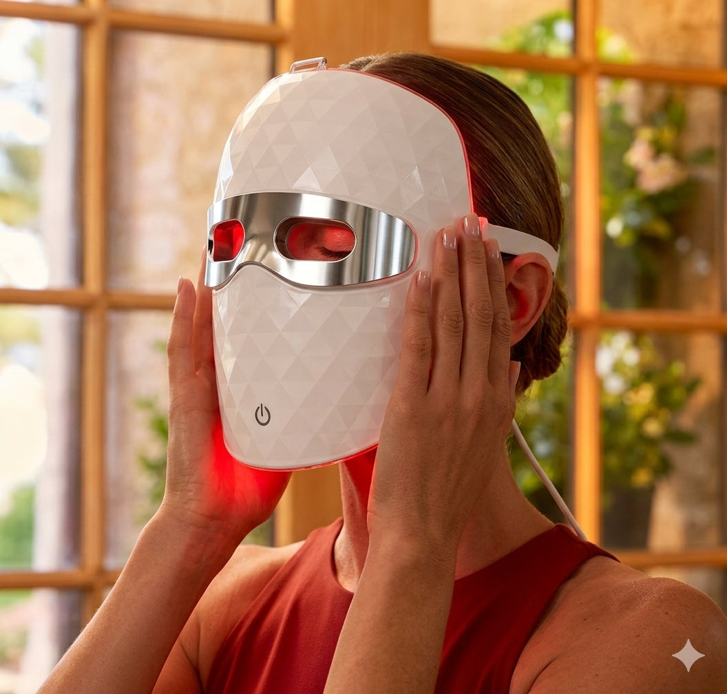 Masque LED Thérapie Lumière Rouge Visage