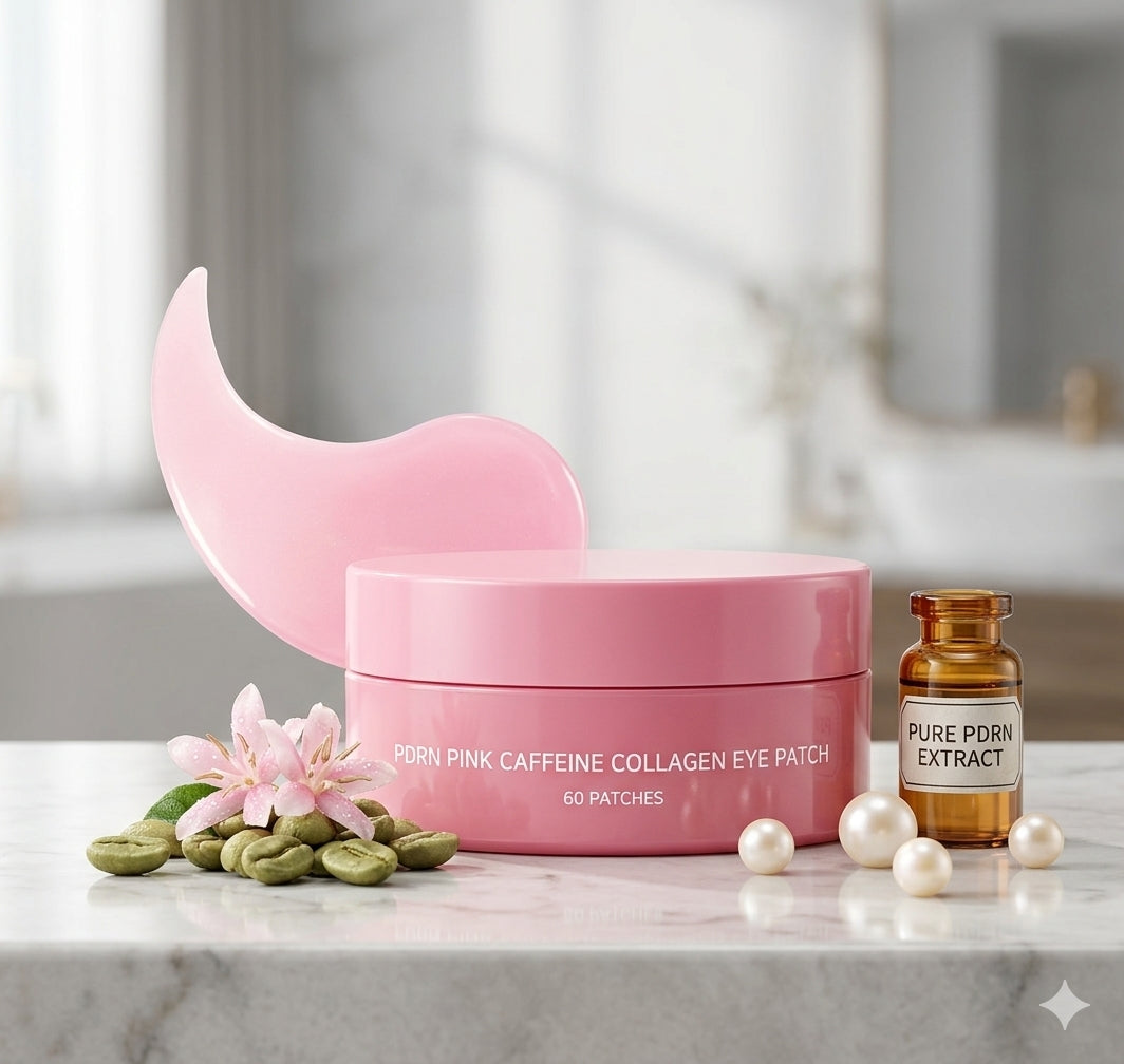 Patches Yeux PDRN Pink Caffeine Collagen