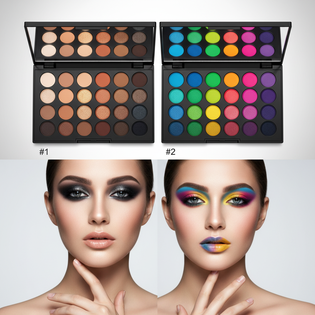 Palette Fards à Paupières 40 Couleurs – 2 Versions au Choix