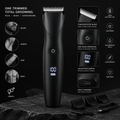 Tondeuse corps electrique unisexe noire ecran LED rasage integral