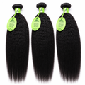 Extensions Cheveux Kinky Straight 100% Naturels Pack 3 Bandes