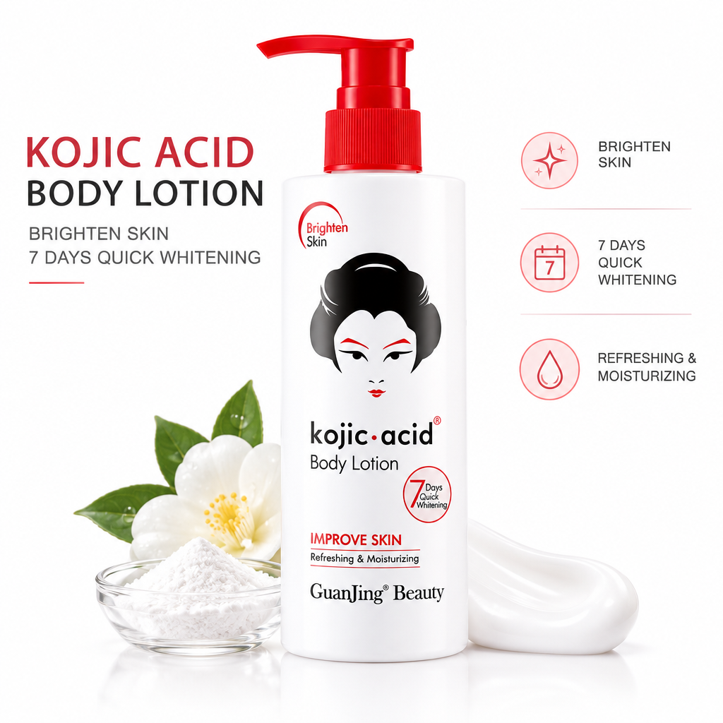 GuanJing Kojic Acid Body Lotion éclaircissante