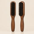 Brosse à barbe homme poils de sanglier manche bois naturel