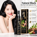 Coloration Cheveux Noir Naturel avec Peigne Applicateur